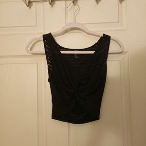 Black Crop Top